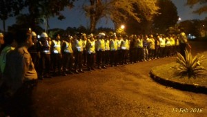 Foto: Jajaran Polres Bogor Kota kembali gelar razia di BNR pada sabtu malam (13/2/2016). Dok. Humas Polsek Bogor Selatan.