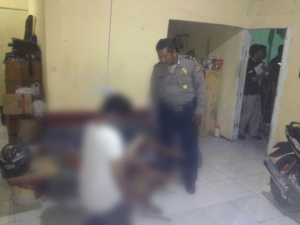 AF, mahasiswa FKH IPB ditemukan meninggal dengan cara gantung diri di dalam kamar Kosannya. Dok. Humas Polsek Bogor Barat