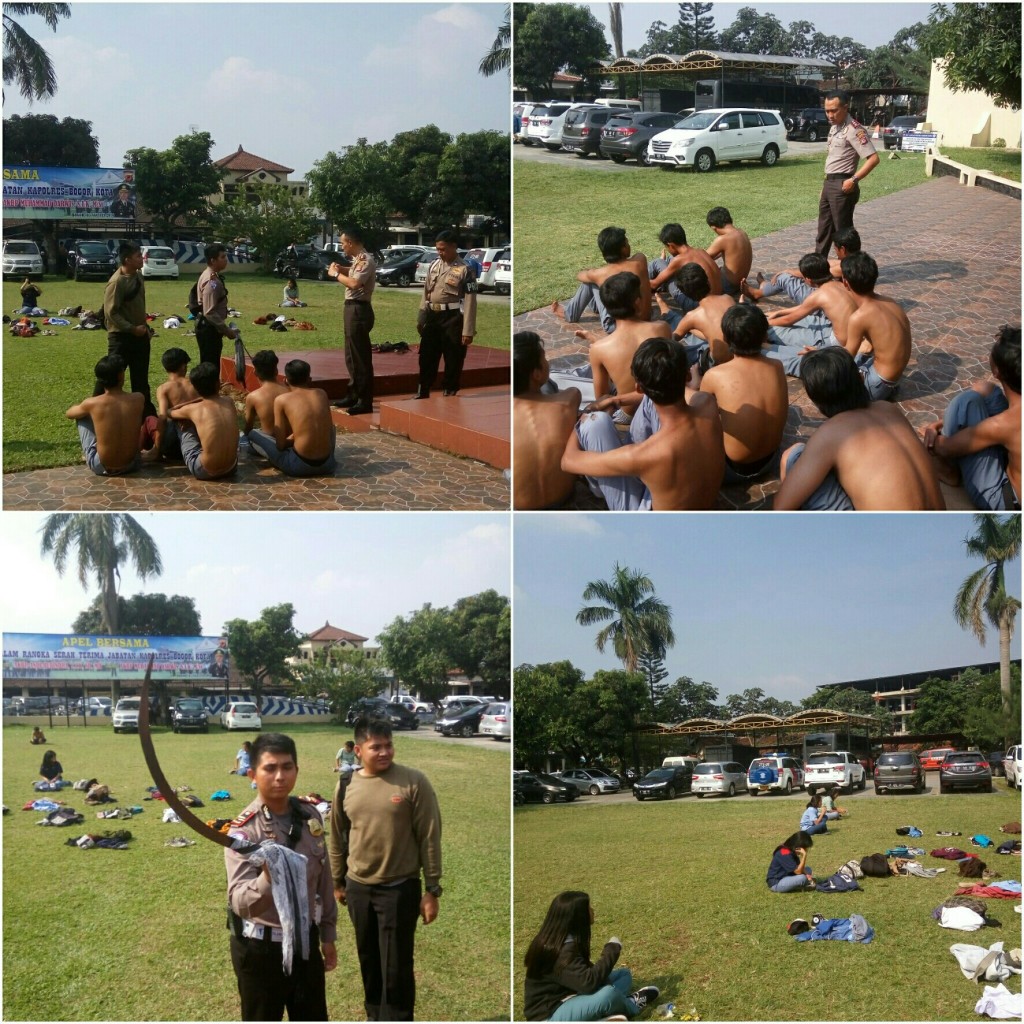 Polres Bogor Kota kembali mengamankan gerombolan pelajar yang diduga akan Tawuran. Dok. Humas Polres Bogor Kota