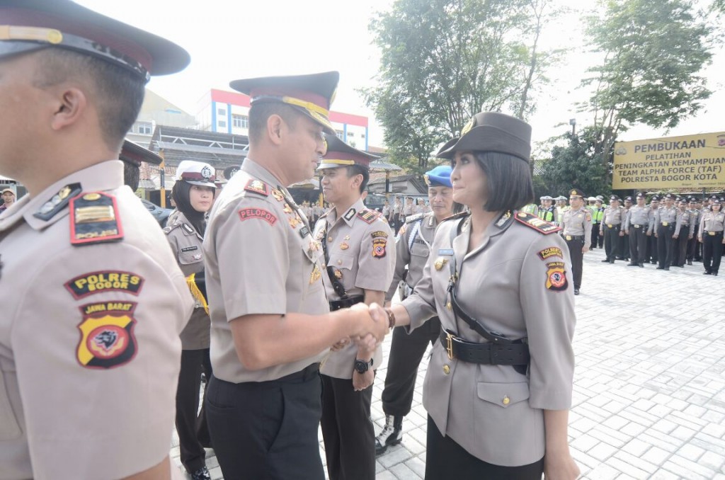 Kapolresta Bogor Kota Pimpin Sertijab Waka Polresta Para Kabag Para