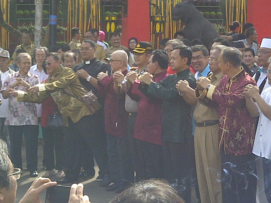 Muspida Kota Bogor dan Tamu Undangan hadir dalam acara peresmian Lawang Suryakancana. Dok Humas Polsek Tanah Sareal