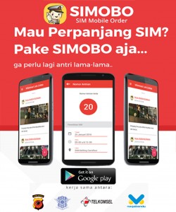 Foto: Simobo aplikasi Android untuk pendaftaran perpanjangan SIM