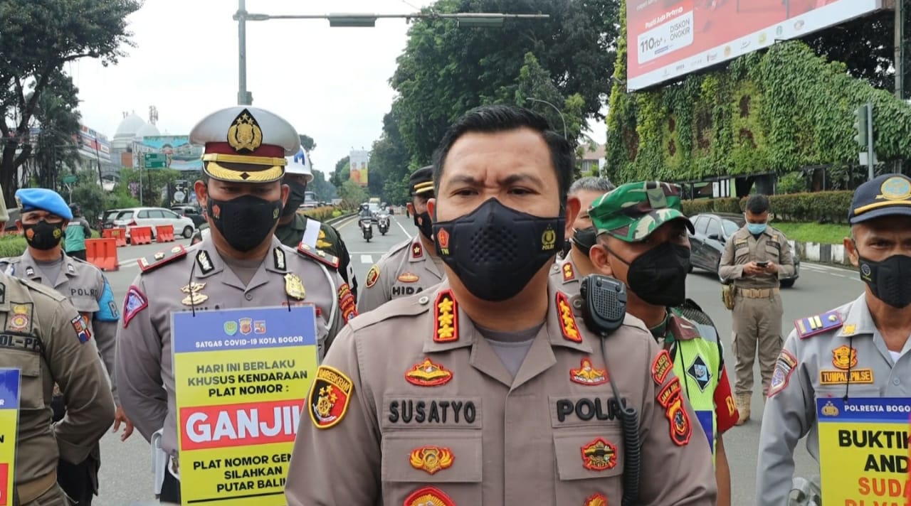 Satgas Covid 19 Kota Bogor Melakukan Dan Memberlakukan Ganjil Genap Di ...