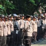 Plt Kapolresta Bogor Kota Beserta Dandim Kota Bogor Melaksanakan Apel Pengamanan Unjuk Rasa